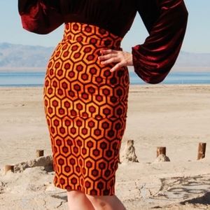 Pinup girl medium pencil skirt
